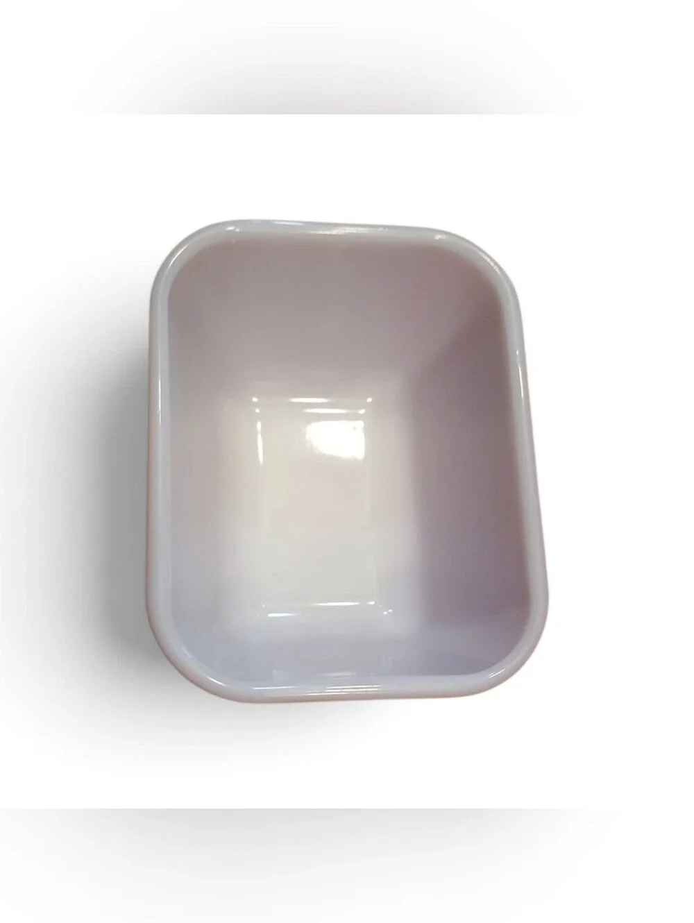PYREX Red Milk Glass Refrigerator Dish